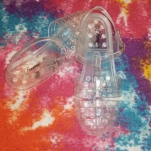 Forever clear jelly sandals